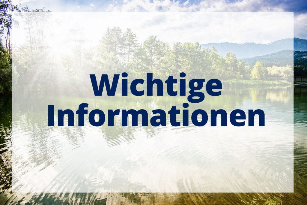 Wichtige Informationen